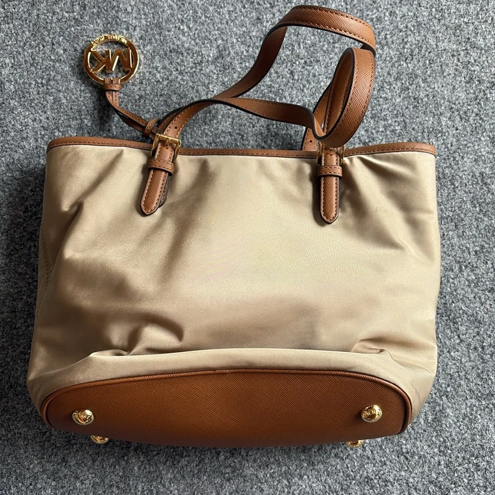 Michael Kors Tan and Brown Women's Bag